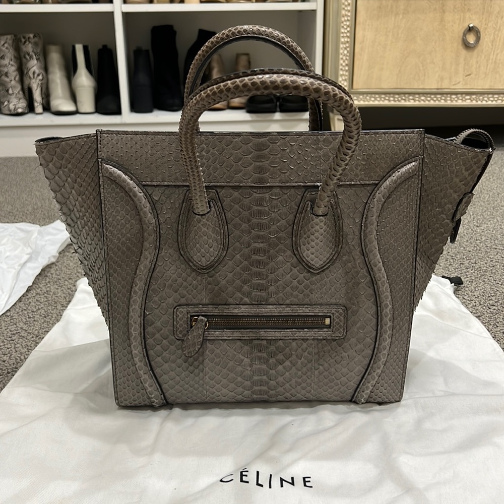 Celine Bag, Size Medium, Python Skin